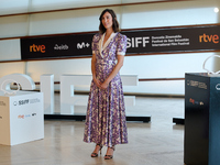 Gia Coppola attends the photocall for ''The Last Showgirl'' during the 72nd San Sebastian International Film Festival in San Sebastian, Spai...