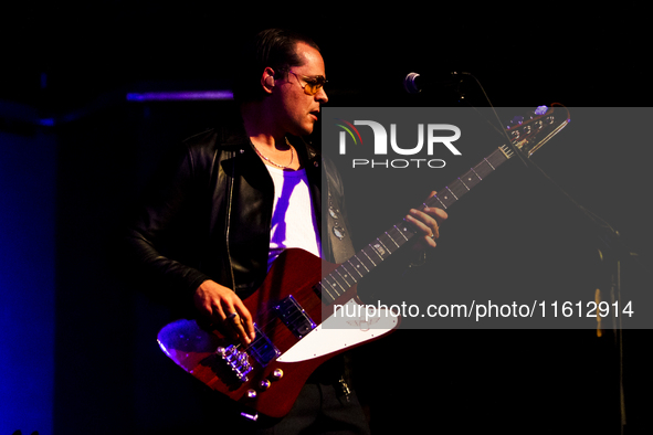 Mark Wilson of Jet performs live in concert at Alcatraz in Milano, Italy, on September 26, 2024 