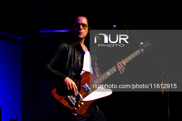 Mark Wilson of Jet performs live in concert at Alcatraz in Milano, Italy, on September 26, 2024 