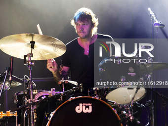 Chris Cester of Jet performs live in concert at Alcatraz in Milano, Italy, on September 26, 2024 (