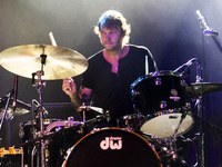 Chris Cester of Jet performs live in concert at Alcatraz in Milano, Italy, on September 26, 2024 (