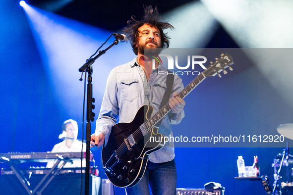 Nic Cester of Jet performs live in concert at Alcatraz in Milano, Italy, on September 26, 2024 