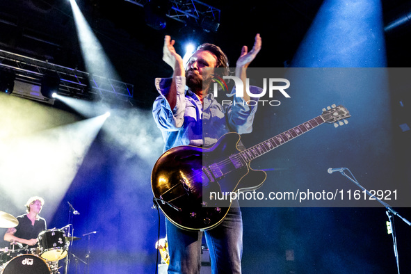 Nic Cester of Jet performs live in concert at Alcatraz in Milano, Italy, on September 26, 2024 