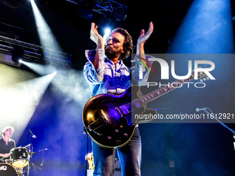 Nic Cester of Jet performs live in concert at Alcatraz in Milano, Italy, on September 26, 2024 (