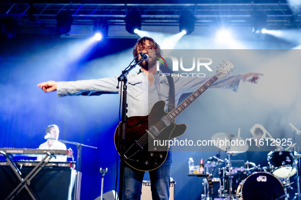 Nic Cester of Jet performs live in concert at Alcatraz in Milano, Italy, on September 26, 2024 