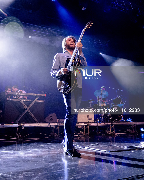 Nic Cester of Jet performs live in concert at Alcatraz in Milano, Italy, on September 26, 2024 