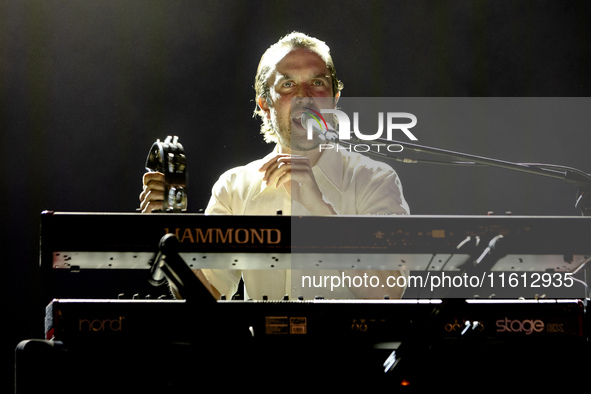 Stevie Hesket of Jet performs live in concert at Alcatraz in Milano, Italy, on September 26, 2024 