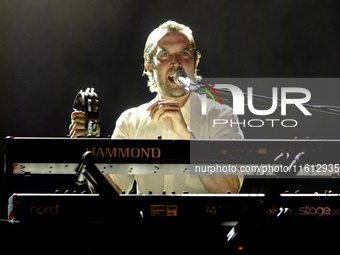 Stevie Hesket of Jet performs live in concert at Alcatraz in Milano, Italy, on September 26, 2024 (