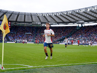 Tommaso Baldanzi of AS Roma looks on during the Serie A Enilive match between AS Roma and Udinese Calcio at Stadio Olimpico on September 22,...