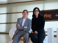 Alauda Ruiz and Nagore Aranburu attend the photocall for Querer during the 72nd San Sebastian International Film Festival in San Sebastian,...