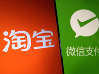 Taobao supports WeChat Pay in Suqian, Jiangsu province, China, on September 27, 2024. (