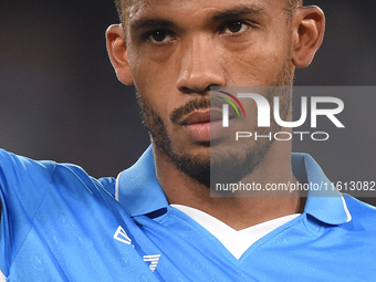 Juan Jesus of SSC Napoli during the Coppa Italia match between SSC Napoli and Palermo FC at Stadio Diego Armando Maradona Naples Italy on 26...