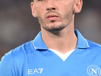 Billy Gilmour of SSC Napoli during the Coppa Italia match between SSC Napoli and Palermo FC at Stadio Diego Armando Maradona Naples Italy on...