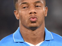 David Neres of SSC Napoli during the Coppa Italia match between SSC Napoli and Palermo FC at Stadio Diego Armando Maradona Naples Italy on 2...