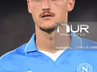 Rafa Marin of SSC Napoli during the Coppa Italia match between SSC Napoli and Palermo FC at Stadio Diego Armando Maradona Naples Italy on 26...