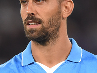 Leonardo Spinazzola of SSC Napoli during the Coppa Italia match between SSC Napoli and Palermo FC at Stadio Diego Armando Maradona Naples It...