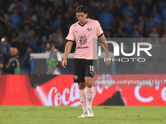 Filippo Ranocchia of Palermo FC during the Coppa Italia match between SSC Napoli and Palermo FC at Stadio Diego Armando Maradona Naples Ital...