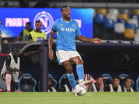 Juan Jesus of SSC Napoli during the Coppa Italia match between SSC Napoli and Palermo FC at Stadio Diego Armando Maradona Naples Italy on 26...