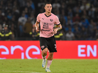 Dario Saric of Palermo FC during the Coppa Italia match between SSC Napoli and Palermo FC at Stadio Diego Armando Maradona Naples Italy on 2...