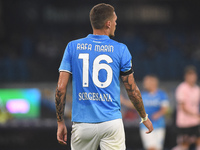 Rafa Marin of SSC Napoli during the Coppa Italia match between SSC Napoli and Palermo FC at Stadio Diego Armando Maradona Naples Italy on 26...