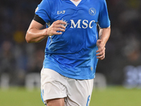 Billy Gilmour of SSC Napoli during the Coppa Italia match between SSC Napoli and Palermo FC at Stadio Diego Armando Maradona Naples Italy on...