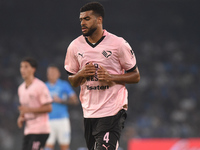 Rayyan Baniya of Palermo FC during the Coppa Italia match between SSC Napoli and Palermo FC at Stadio Diego Armando Maradona Naples Italy on...