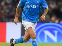 Leonardo Spinazzola of SSC Napoli during the Coppa Italia match between SSC Napoli and Palermo FC at Stadio Diego Armando Maradona Naples It...