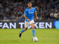 Leonardo Spinazzola of SSC Napoli during the Coppa Italia match between SSC Napoli and Palermo FC at Stadio Diego Armando Maradona Naples It...