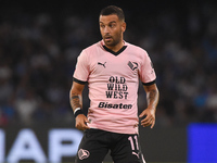 Roberto Insigne of Palermo FC during the Coppa Italia match between SSC Napoli and Palermo FC at Stadio Diego Armando Maradona Naples Italy...