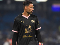 Salvatore Sirigu of Palermo FC during the Coppa Italia match between SSC Napoli and Palermo FC at Stadio Diego Armando Maradona Naples Italy...