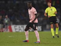 Claudio Gomes of Palermo FC during the Coppa Italia match between SSC Napoli and Palermo FC at Stadio Diego Armando Maradona Naples Italy on...