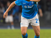 Alessio Zerbin of SSC Napoli during the Coppa Italia match between SSC Napoli and Palermo FC at Stadio Diego Armando Maradona Naples Italy o...