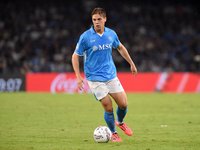 Alessio Zerbin of SSC Napoli during the Coppa Italia match between SSC Napoli and Palermo FC at Stadio Diego Armando Maradona Naples Italy o...