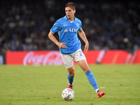 Alessio Zerbin of SSC Napoli during the Coppa Italia match between SSC Napoli and Palermo FC at Stadio Diego Armando Maradona Naples Italy o...