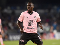 Claudio Gomes of Palermo FC during the Coppa Italia match between SSC Napoli and Palermo FC at Stadio Diego Armando Maradona Naples Italy on...