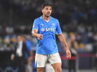 Giovanni Simeone of SSC Napoli during the Coppa Italia match between SSC Napoli and Palermo FC at Stadio Diego Armando Maradona Naples Italy...