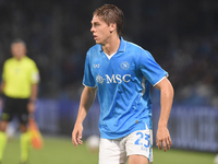 Alessio Zerbin of SSC Napoli during the Coppa Italia match between SSC Napoli and Palermo FC at Stadio Diego Armando Maradona Naples Italy o...