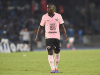 Claudio Gomes of Palermo FC during the Coppa Italia match between SSC Napoli and Palermo FC at Stadio Diego Armando Maradona Naples Italy on...