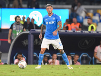 Pasquale Mazzocchi of SSC Napoli during the Coppa Italia match between SSC Napoli and Palermo FC at Stadio Diego Armando Maradona Naples Ita...