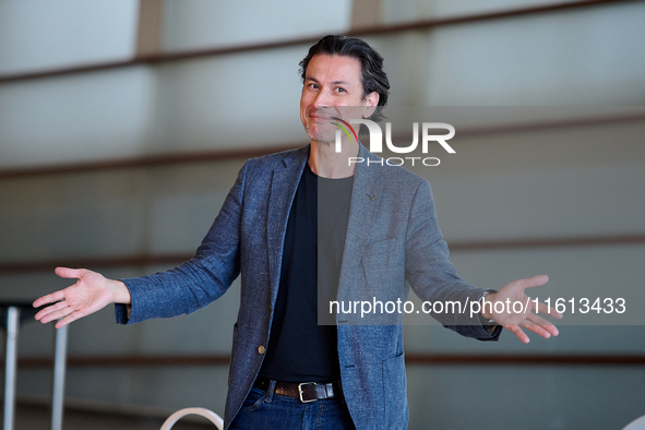 Rodrigo Cortes attends the photocall for Escape during the 72nd San Sebastian International Film Festival in San Sebastian, Spain, on Septem...