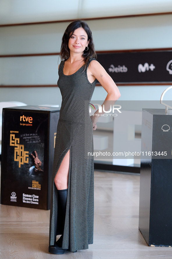 Anna Castillo attends the photocall for ''Escape'' during the 72nd San Sebastian International Film Festival in San Sebastian, Spain, on Sep...