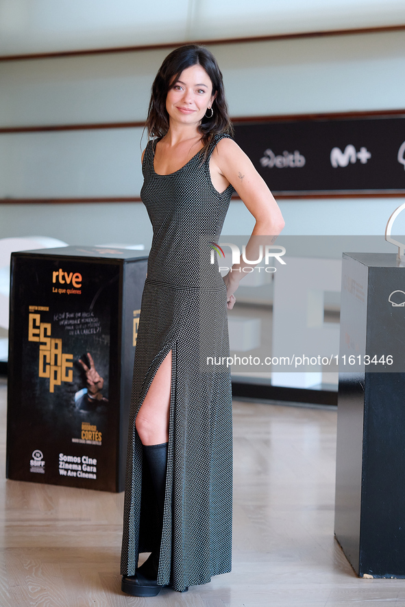 Anna Castillo attends the photocall for ''Escape'' during the 72nd San Sebastian International Film Festival in San Sebastian, Spain, on Sep...