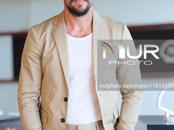 Mario Casas attends the photocall for Escape during the 72nd San Sebastian International Film Festival in San Sebastian, Spain, on September...