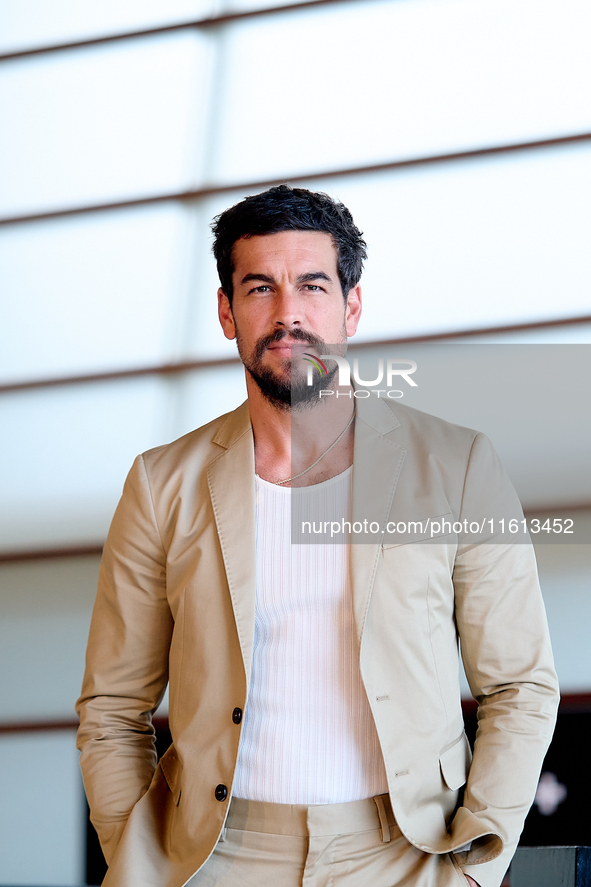 Mario Casas attends the photocall for Escape during the 72nd San Sebastian International Film Festival in San Sebastian, Spain, on September...