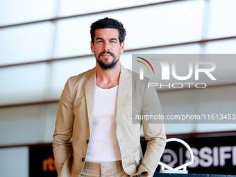 Mario Casas attends the photocall for Escape during the 72nd San Sebastian International Film Festival in San Sebastian, Spain, on September...