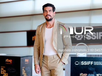 Mario Casas attends the photocall for Escape during the 72nd San Sebastian International Film Festival in San Sebastian, Spain, on September...