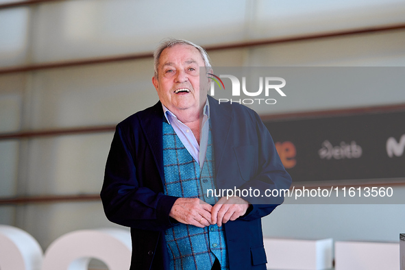 Milena Smit, Oscar Jaenaga, Hovik Keuchkerian, and Carlos Suarez attend the photocall for ''El Hoyo 2'' during the 72nd San Sebastian Intern...