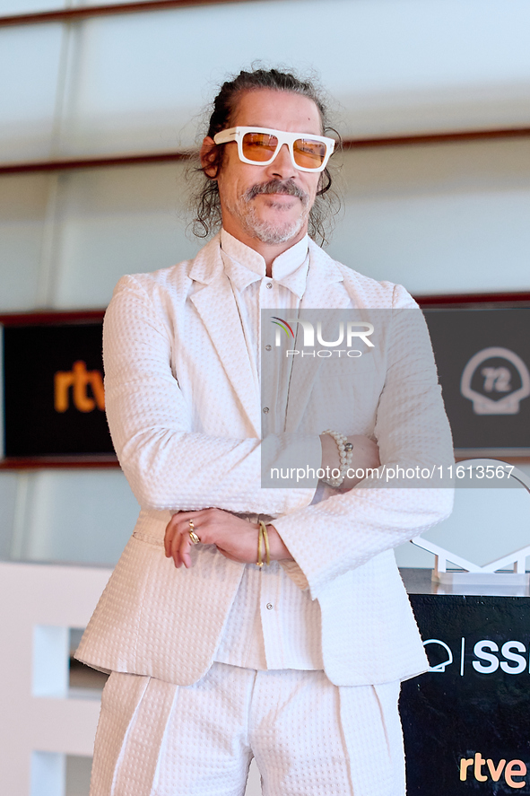 Oscar Jaenaga attends the photocall for El Hoyo 2 during the 72nd San Sebastian International Film Festival in San Sebastian, Spain, on Sept...