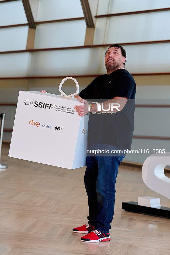 Hovik Keuchkerian attends the photocall for El Hoyo 2 during the 72nd San Sebastian International Film Festival in San Sebastian, Spain, on...