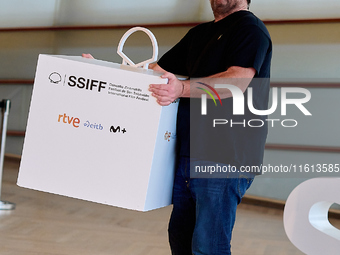 Hovik Keuchkerian attends the photocall for El Hoyo 2 during the 72nd San Sebastian International Film Festival in San Sebastian, Spain, on...